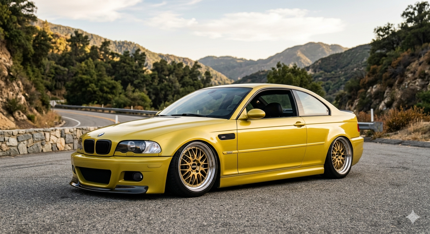 2005 BMW E46 M3 Phoenix Yellow